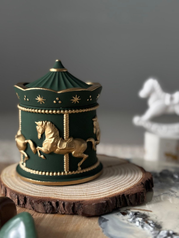 شات شمع سنگی کاروسل طرح هرمس